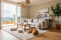 Chien dans une location de vacances propre