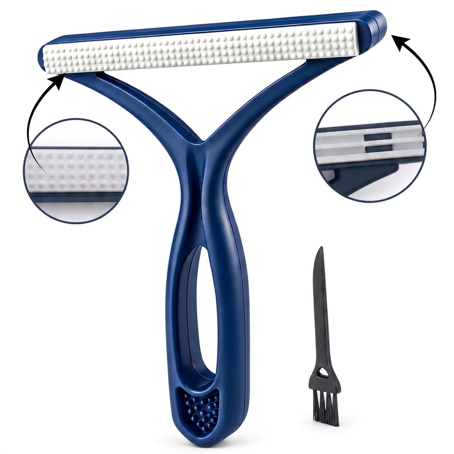 Brosse anti-poils animaux réutilisable PILPOIL® – Double face, canapé, vêtements, voiture