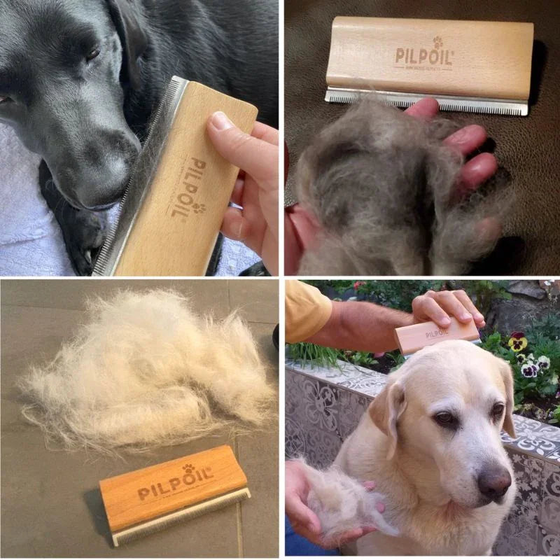 Brosse PILPOIL® pour chien en période de mue
